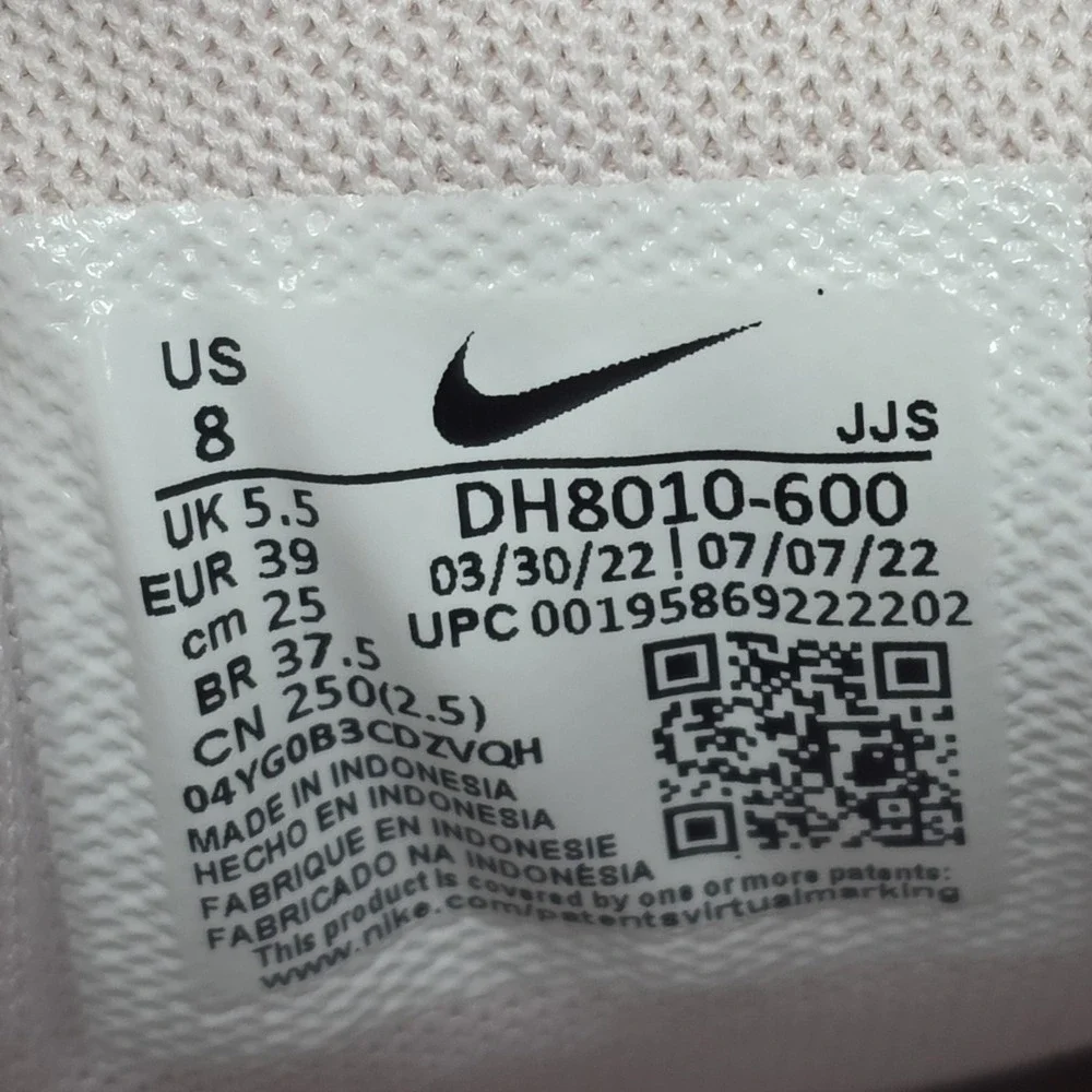 Nike Air Max 90 Barely Rose Pink Womens Size 8 DH8010-600